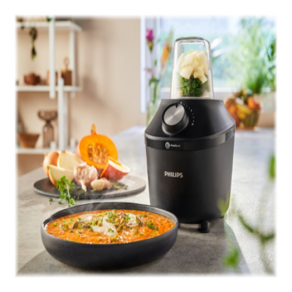 Philips Blender , HR2291/01 3000 Series , Tabletop , 600 W , Jar material Glass , Jar capacity 2 L , Ice crushing , Black