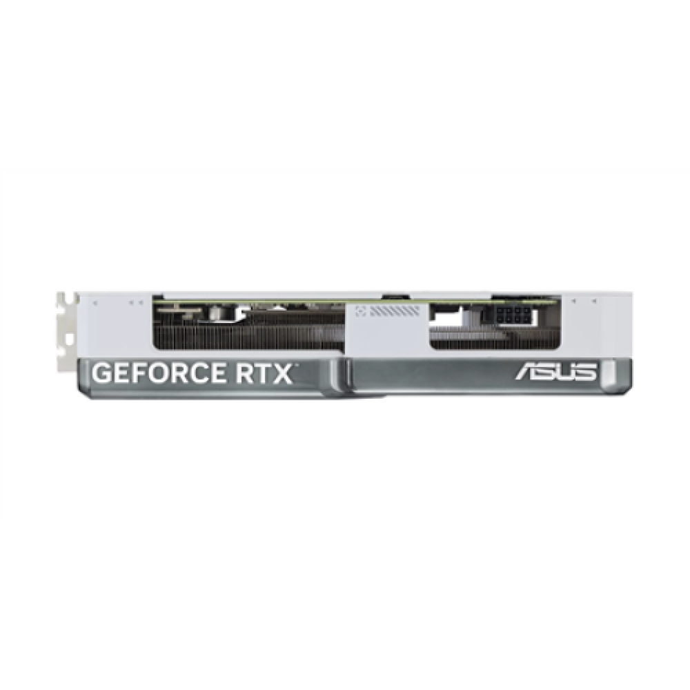 Asus , DUAL-RTX4070-O12G-WHITE , NVIDIA , 12 GB , GeForce RTX 4070 , GDDR6X , HDMI ports quantity 1 , PCI Express 4.0 , Memory clock speed 21000 MHz