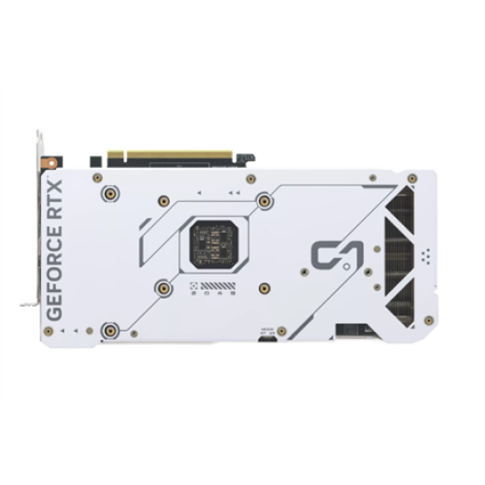 Asus , DUAL-RTX4070-O12G-WHITE , NVIDIA , 12 GB , GeForce RTX 4070 , GDDR6X , HDMI ports quantity 1 , PCI Express 4.0 , Memory clock speed 21000 MHz