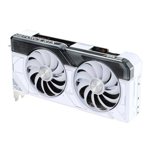 Asus , DUAL-RTX4070-O12G-WHITE , NVIDIA , 12 GB , GeForce RTX 4070 , GDDR6X , HDMI ports quantity 1 , PCI Express 4.0 , Memory clock speed 21000 MHz