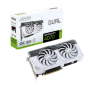 Asus , DUAL-RTX4070-O12G-WHITE , NVIDIA , 12 GB , GeForce RTX 4070 , GDDR6X , HDMI ports quantity 1 , PCI Express 4.0 , Memory clock speed 21000 MHz