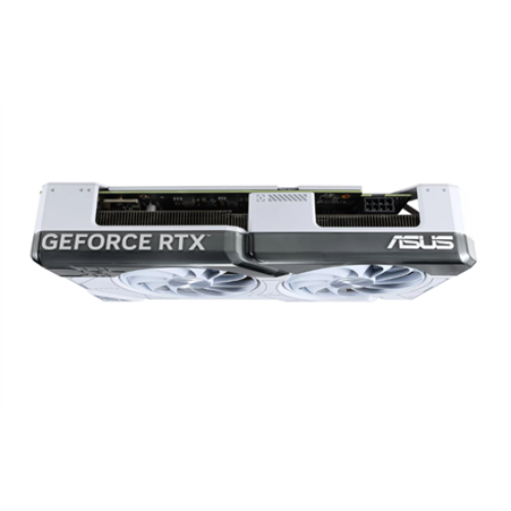 Asus , DUAL-RTX4070-O12G-WHITE , NVIDIA , 12 GB , GeForce RTX 4070 , GDDR6X , HDMI ports quantity 1 , PCI Express 4.0 , Memory clock speed 21000 MHz
