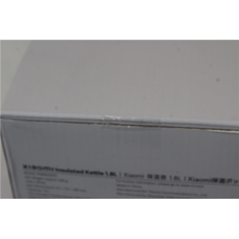 SALE OUT. Xiaomi Insulated Kettle 1,8L , Xiaomi , Insulated Kettle , Insulated , 1.8 L , Stainless steel/Polypropylene , White , DAMAGED PACKAGING, DEMO