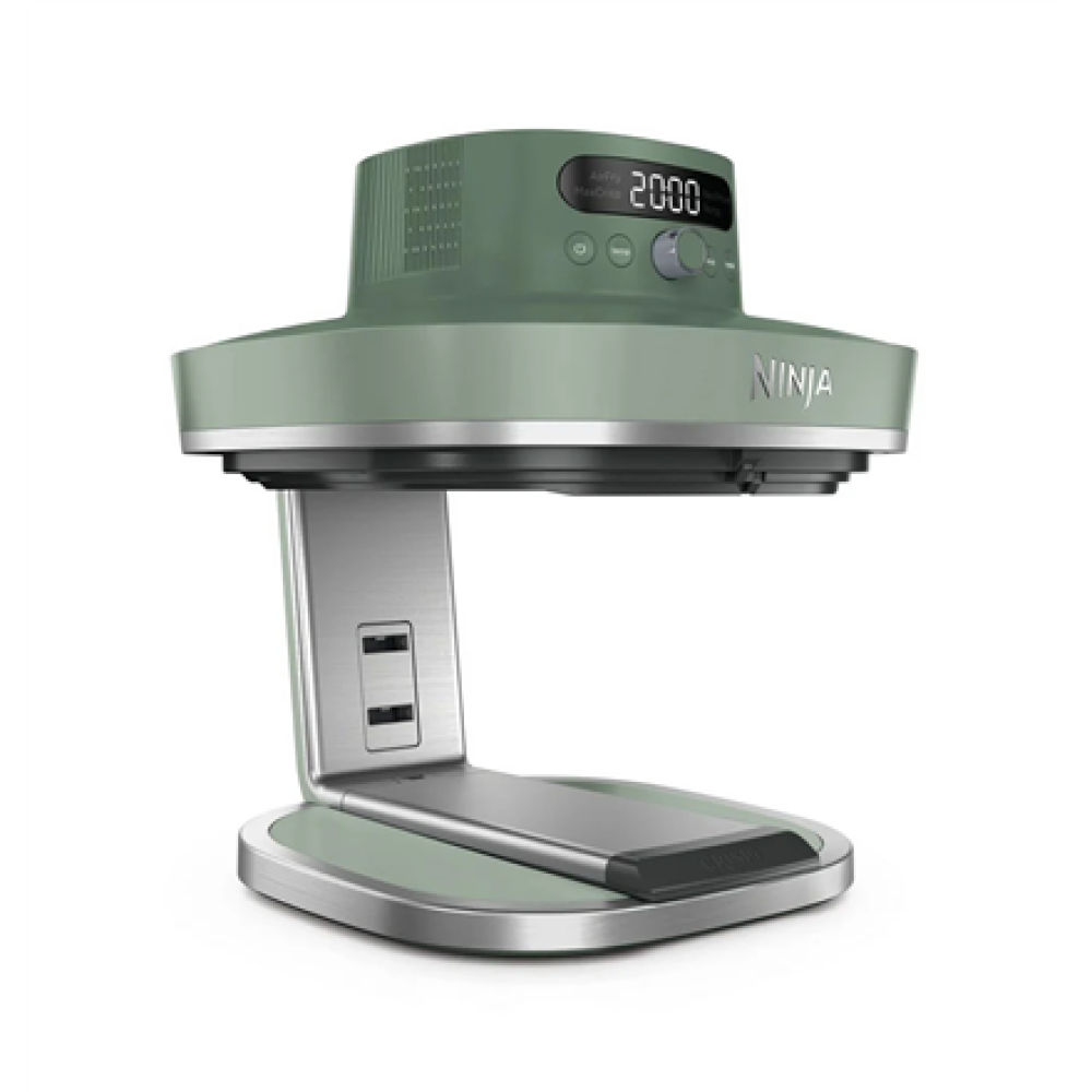 NINJA 5-in-1 XL Glass Air Fryer , AS090EUGN Crispi Pro , Power 2050 W , Capacity 5.7 L , Moss Green
