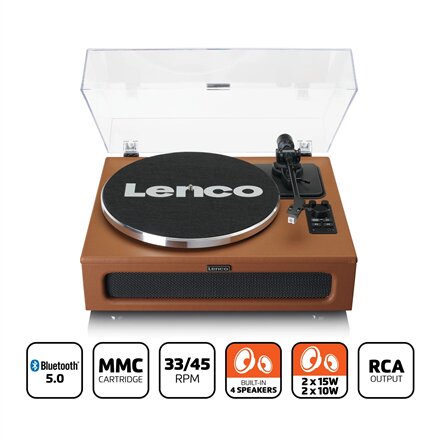 Lenco , Record Player , LS-430BN , Bluetooth , Speakers