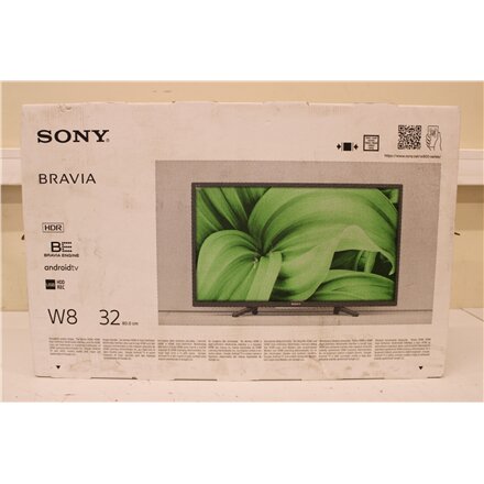 SALE OUT. Sony KD32W800P 32 (80 cm) HD Ready Smart Android LED TV , Sony KD32W800P , 32 (80 cm) , Smart TV , Android , HD , Black , UNPACKED, SCRATCHES REMOTE CONTROL