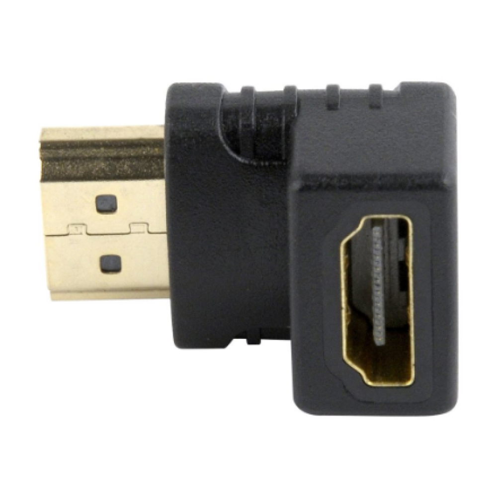 Cablexpert HDMI right angle adapter, 90° downwards , Cablexpert