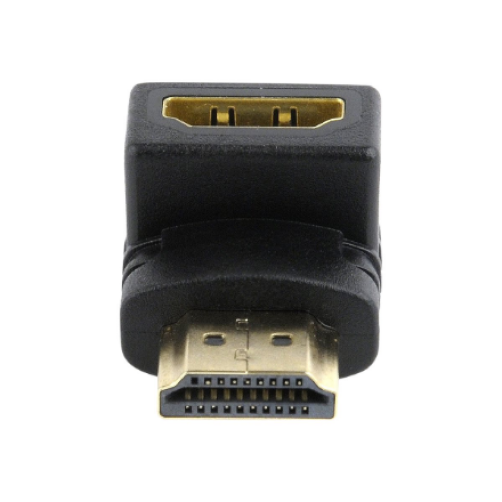 Cablexpert HDMI right angle adapter, 90° downwards , Cablexpert