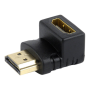Cablexpert HDMI right angle adapter, 90° downwards , Cablexpert