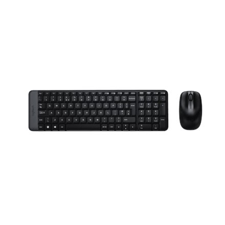 Logitech , Combo Wireless Keyboard and Mouse , MK220 , Keyboard and Mouse , Wireless , Mouse included , US , N/A , Black