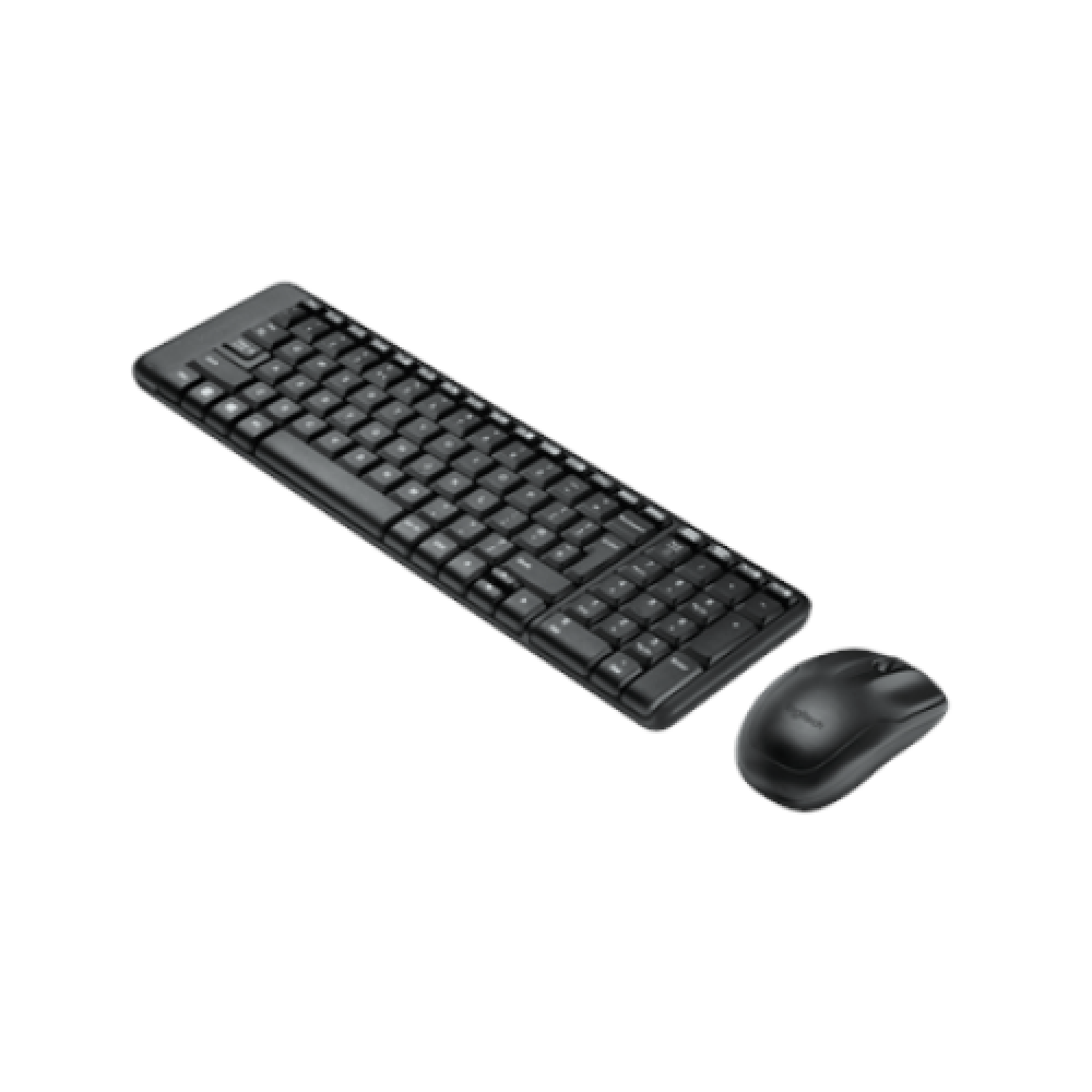 Logitech , Combo Wireless Keyboard and Mouse , MK220 , Keyboard and Mouse , Wireless , Mouse included , US , Black , N/A