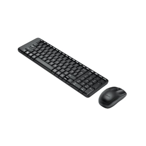 Logitech , Combo Wireless Keyboard and Mouse , MK220 , Keyboard and Mouse , Wireless , Mouse included , US , N/A , Black