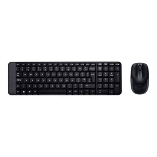 Logitech , Combo Wireless Keyboard and Mouse , MK220 , Keyboard and Mouse , Wireless , Mouse included , US , N/A , Black