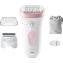 Braun Epilator , SE7030 Silk-épil Series 7 , Operating time (max) 40 min , Number of power levels 2 , Wet & Dry , White/Pink