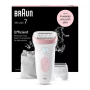 Braun Epilator , SE7030 Silk-épil Series 7 , Operating time (max) 40 min , Number of power levels 2 , Wet & Dry , White/Pink