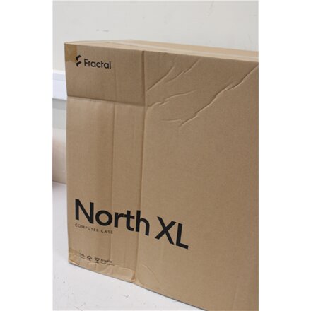 SALE OUT. SALE OUT. Fractal Design North XL , Charcoal Black TG Dark , ATX , DAMAGED PACKAGING , Power supply included No