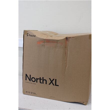 SALE OUT. SALE OUT. Fractal Design North XL , Charcoal Black TG Dark , ATX , DAMAGED PACKAGING , Power supply included No