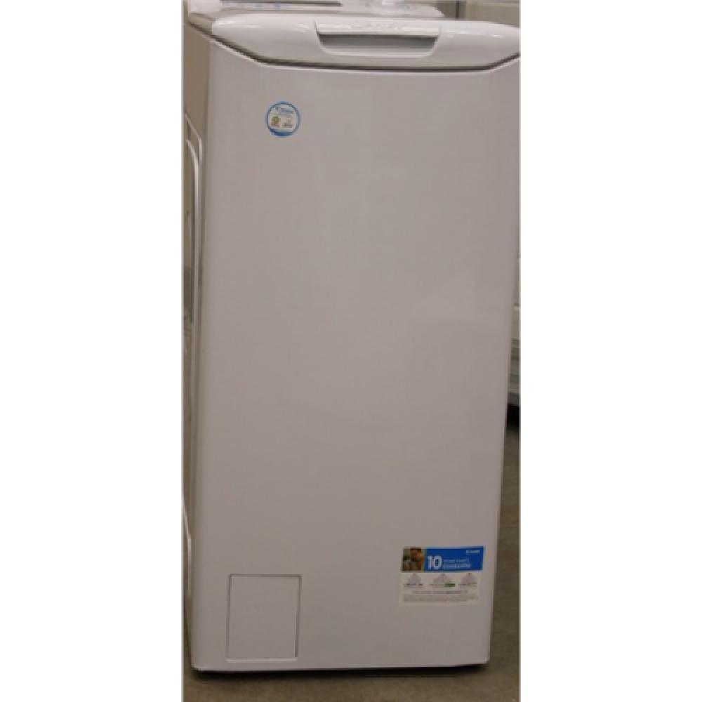 SALE OUT. Candy Washing Machine CSTG 47TME/1-S Candy Energy efficiency class B Top loading Washing capacity 7 kg 1400 RPM Depth 60 cm Width 41 cm Display LCD NFC White NO ORIGINAL PACKAGING, REFURBISHED , Candy , CSTG 47TME/1-S , Washing Machine , Energy 