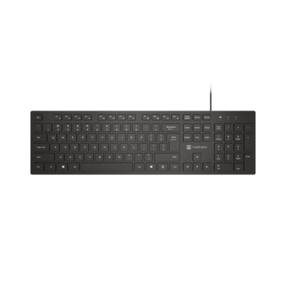 Natec Herring , Keyboard , Wired , US , Black , USB Type-A