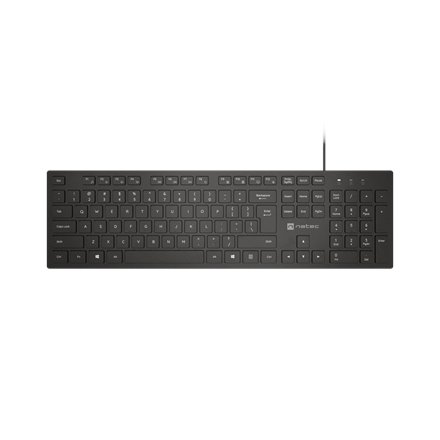 Natec , Herring , Keyboard , Wired , US , Black