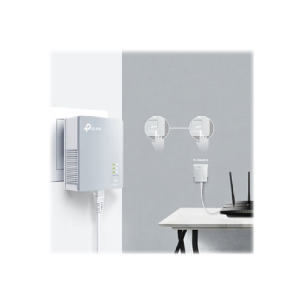 TP-LINK , Powerline Adapters Kit , TL-PA4010 KIT , 10/100 Mbit/s , Ethernet LAN (RJ-45) ports 1