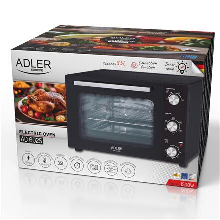Adler Electric oven , AD 6025 , 35 L , 1500 W , Black