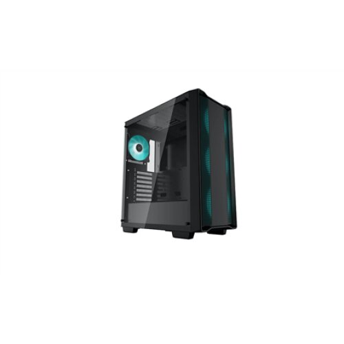Deepcool MID TOWER CASE (with four LED fans of Marrs Green) CC560 Side window Black Mid-Tower Power supply included No