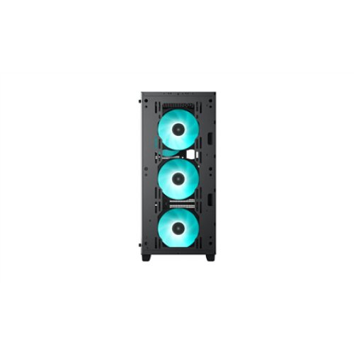 Deepcool MID TOWER CASE (with four LED fans of Marrs Green) CC560 Side window Black Mid-Tower Power supply included No