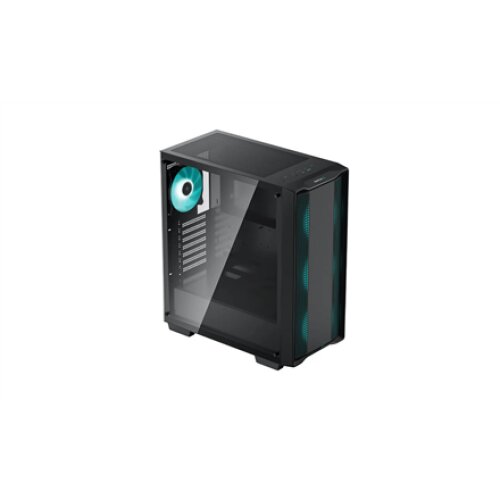 Deepcool MID TOWER CASE (with four LED fans of Marrs Green) CC560 Side window Black Mid-Tower Power supply included No