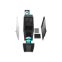 Deepcool MID TOWER CASE (with four LED fans of Marrs Green) CC560 Side window Black Mid-Tower Power supply included No