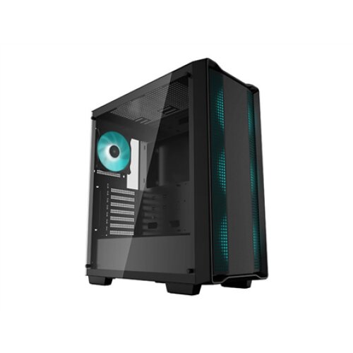Deepcool MID TOWER CASE (with four LED fans of Marrs Green) CC560 Side window Black Mid-Tower Power supply included No