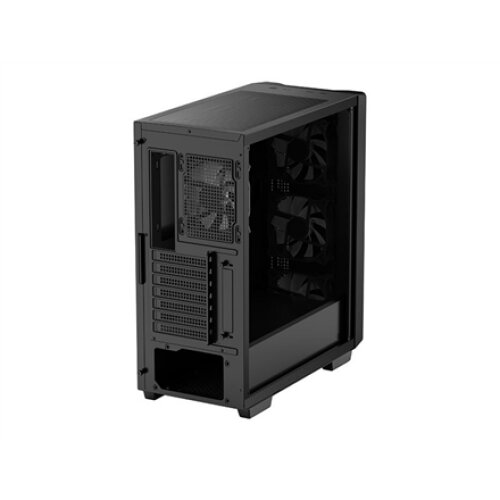 Deepcool MID TOWER CASE (with four LED fans of Marrs Green) CC560 Side window Black Mid-Tower Power supply included No