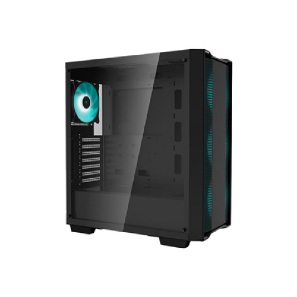 Deepcool MID TOWER CASE (with four LED fans of Marrs Green) CC560 Side window Black Mid-Tower Power supply included No