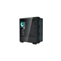 Deepcool MID TOWER CASE (with four LED fans of Marrs Green) CC560 Side window Black Mid-Tower Power supply included No