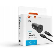 Fixed USB-C Car Charger 20W+ USB-C/USB-C Cable , FIXCC20N-CC-BK Fixed USB-C Car Charger 20W+ USB-C/USB-C Cable , FIXCC20N-CC-BK
