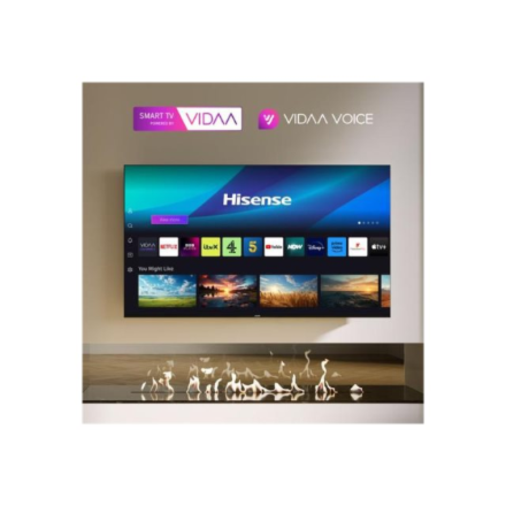 Hisense UHD Smart TV , 55A6N , 55 , Smart TV , VIDAA OS , UHD , Black