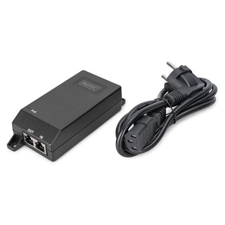 Digitus Gigabit Ethernet PoE+ injector, 802.3at, 30 W , DN-95103-3