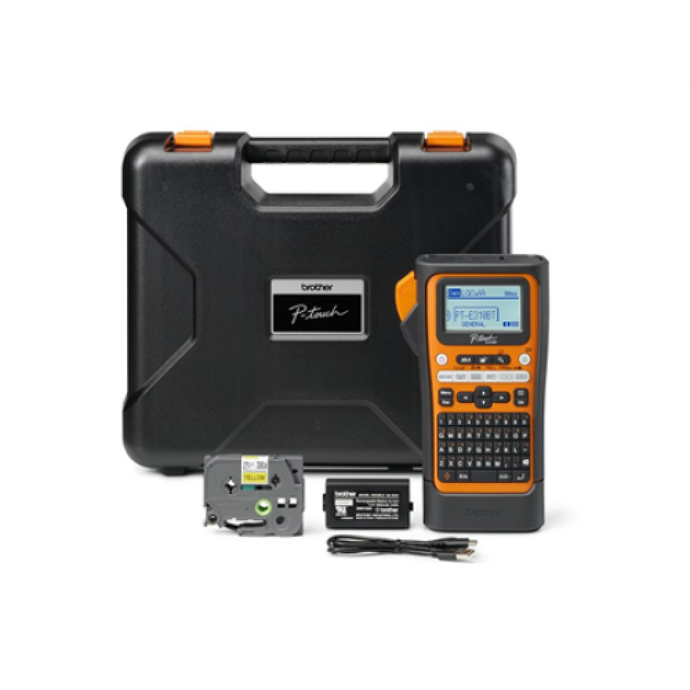 Brother PT-E310BTVP Pro , Thermal , Label Printer , Orange/Black