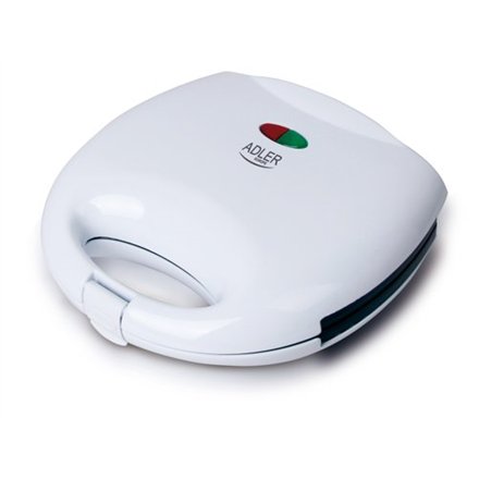 Adler , Sandwich maker , AD 301 , 750 W , Number of plates 1 , Number of pastry 2 , White