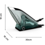 TEFAL 2-in-1 Vertical Steam Iron , JF4031E0 , Handheld , 1550-1850 W , 1 L , 35 g/min , Green/Black