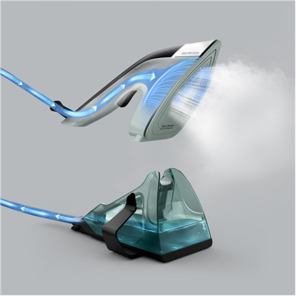 TEFAL 2-in-1 Vertical Steam Iron , JF4031E0 , Handheld , 1550-1850 W , 1 L , 35 g/min , Green/Black