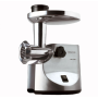 Kenwood , MG510 , Stainless steel , Number of speeds 1 , It comes with a die cast metal hopper, with meat dish and dust cover, three mincing screens for fine, medium and coarse mince and separate attachments for making sausages and kebbe.