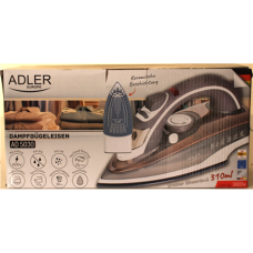 SALE OUT. , Adler , Iron , AD 5030 , Steam Iron , 3000 W , Water tank capacity 310 ml , Continuous steam 20 g/min , Brown , DAMAGED PACKAGING