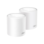 Whole Home Mesh Wi-Fi 6 System , Deco X50 (2-pack) , 802.11ax , 574+2402 Mbit/s , Mbit/s , Ethernet LAN (RJ-45) ports 3 , Mesh Support Yes , MU-MiMO Yes , No mobile broadband , Antenna type Internal