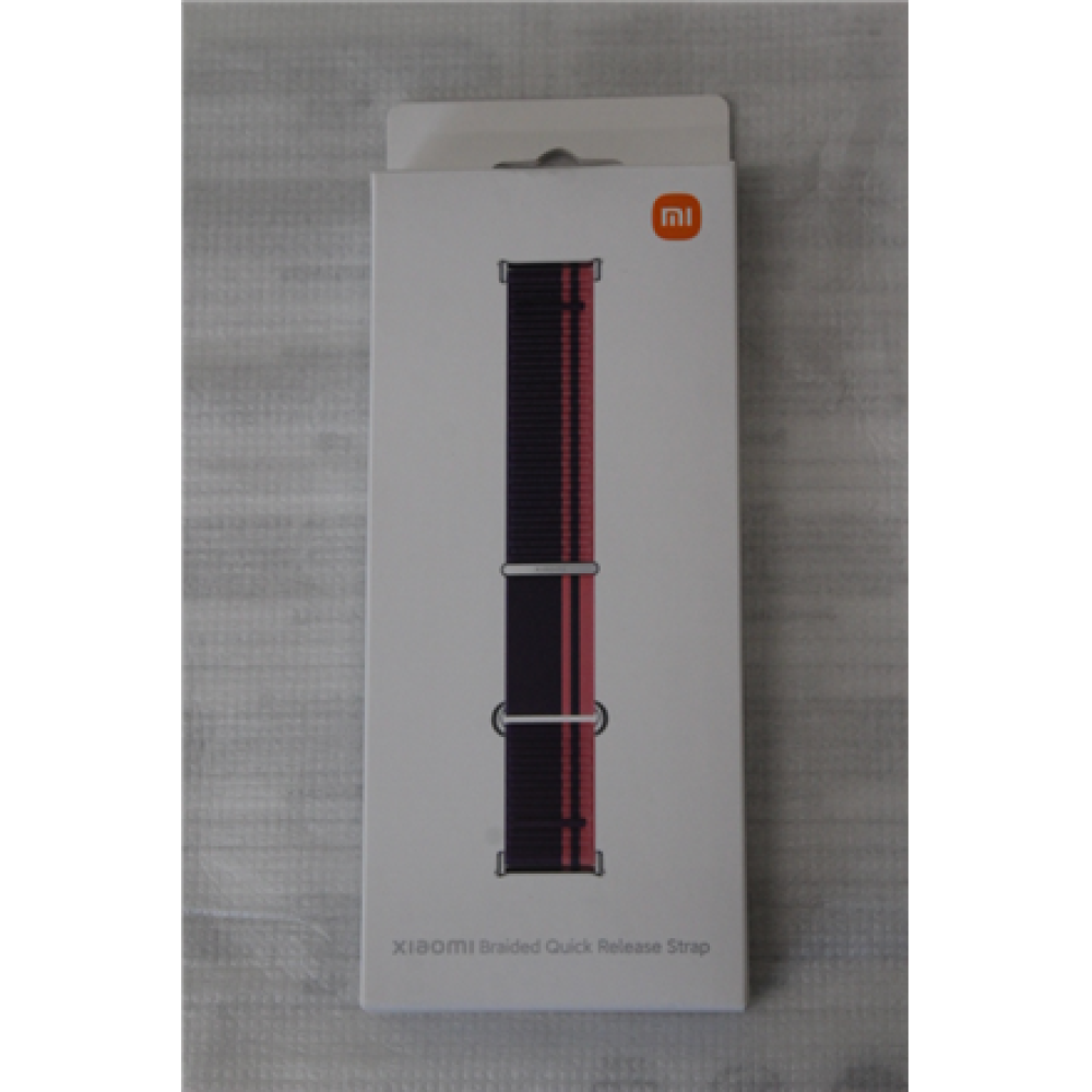 Xiaomi Braided Quick Release Strap , Rose purple , Stainless Steel/Nylon , Fits wrists 140-200 mm