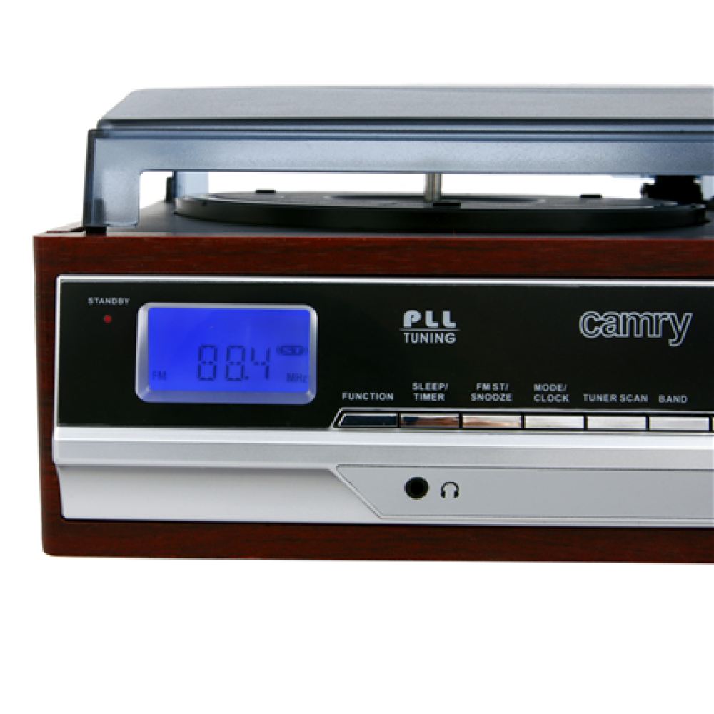 Camry , Turntable with radio , CR 1113 , AUX in , Brown
