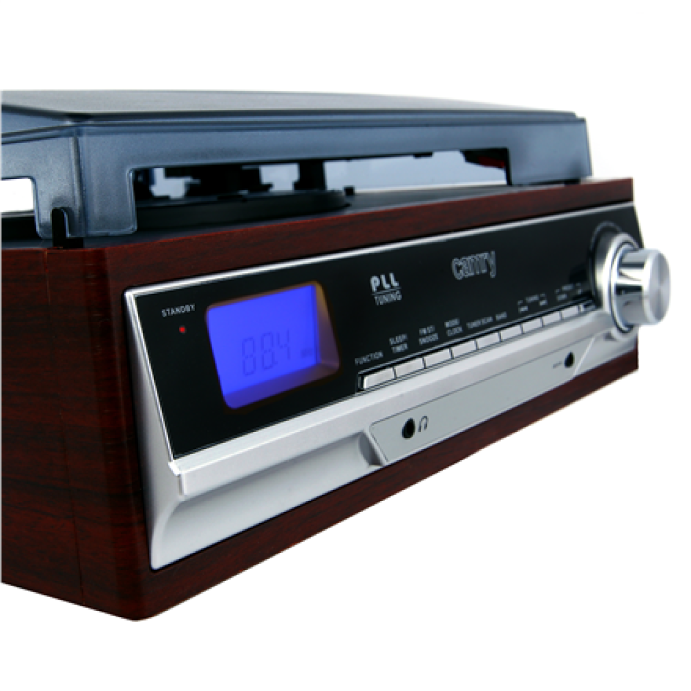 Camry , Turntable with radio , CR 1113 , AUX in , Brown