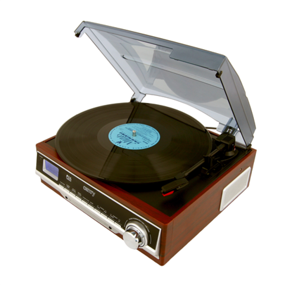 Camry , Turntable with radio , CR 1113 , AUX in , Brown