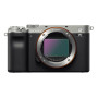 Sony , Full-frame Mirrorless Interchangeable Lens Camera , Alpha A7C , Mirrorless Camera body , 24.2 MP , ISO sensitivity (max) 102400 , Display diagonal 3.0 , Video recording , Wi-Fi , Fast Hybrid AF , Magnification 0.59 x , Viewfinder , CMOS , Black