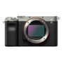 Sony , Full-frame Mirrorless Interchangeable Lens Camera , Alpha A7C , Mirrorless Camera body , 24.2 MP , ISO 102400 , Display diagonal 3.0 , Video recording , Wi-Fi , Fast Hybrid AF , Magnification 0.59 x , Viewfinder , CMOS , Black